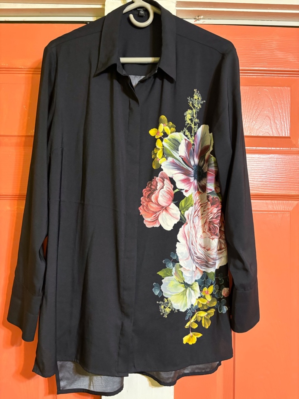 Express Black Tunic Top